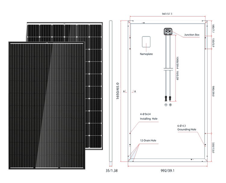 280W Mono solar panel